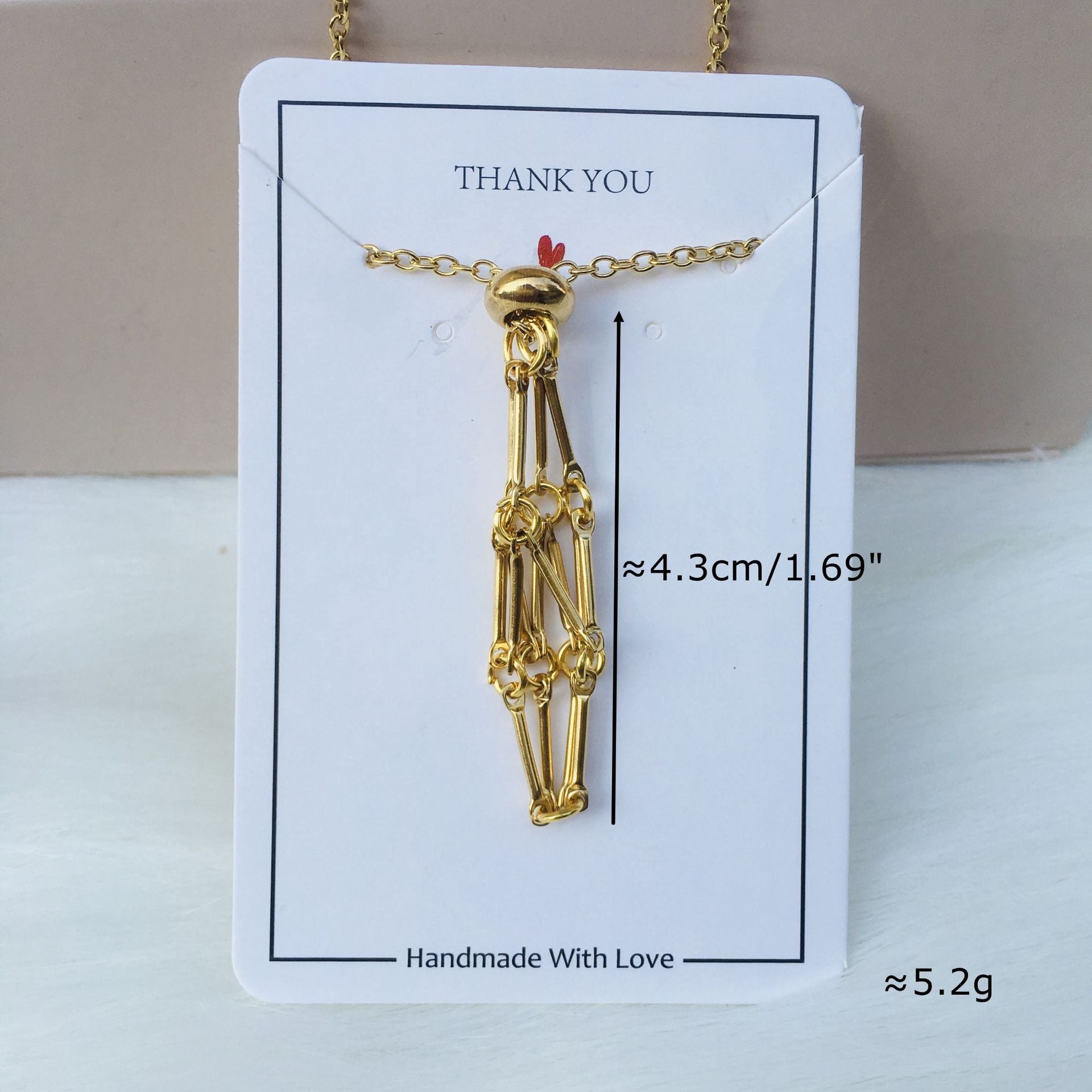 Wholesale 18K Gold Natural Crystal Raw Stone Net Pocket Metal Bamboo Necklace Crystal Mesh Bag ACC-NE-RongGuan010