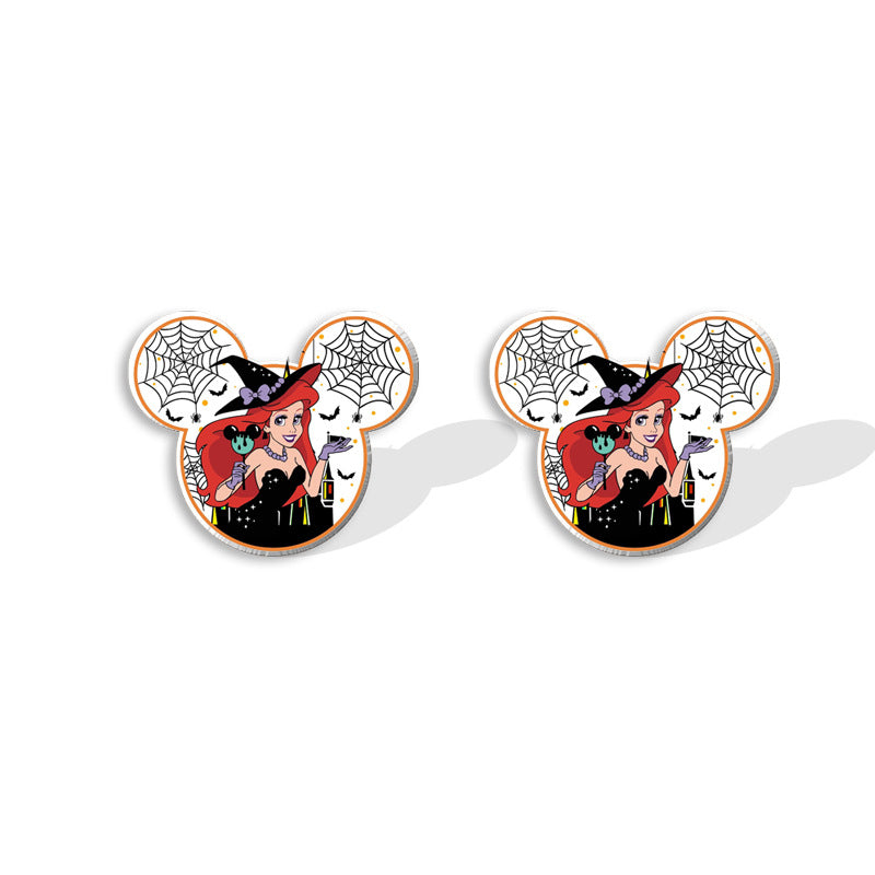 Wholesale Halloween Pumpkin Spider Earrings ACCVIP-ES-XiangLian025