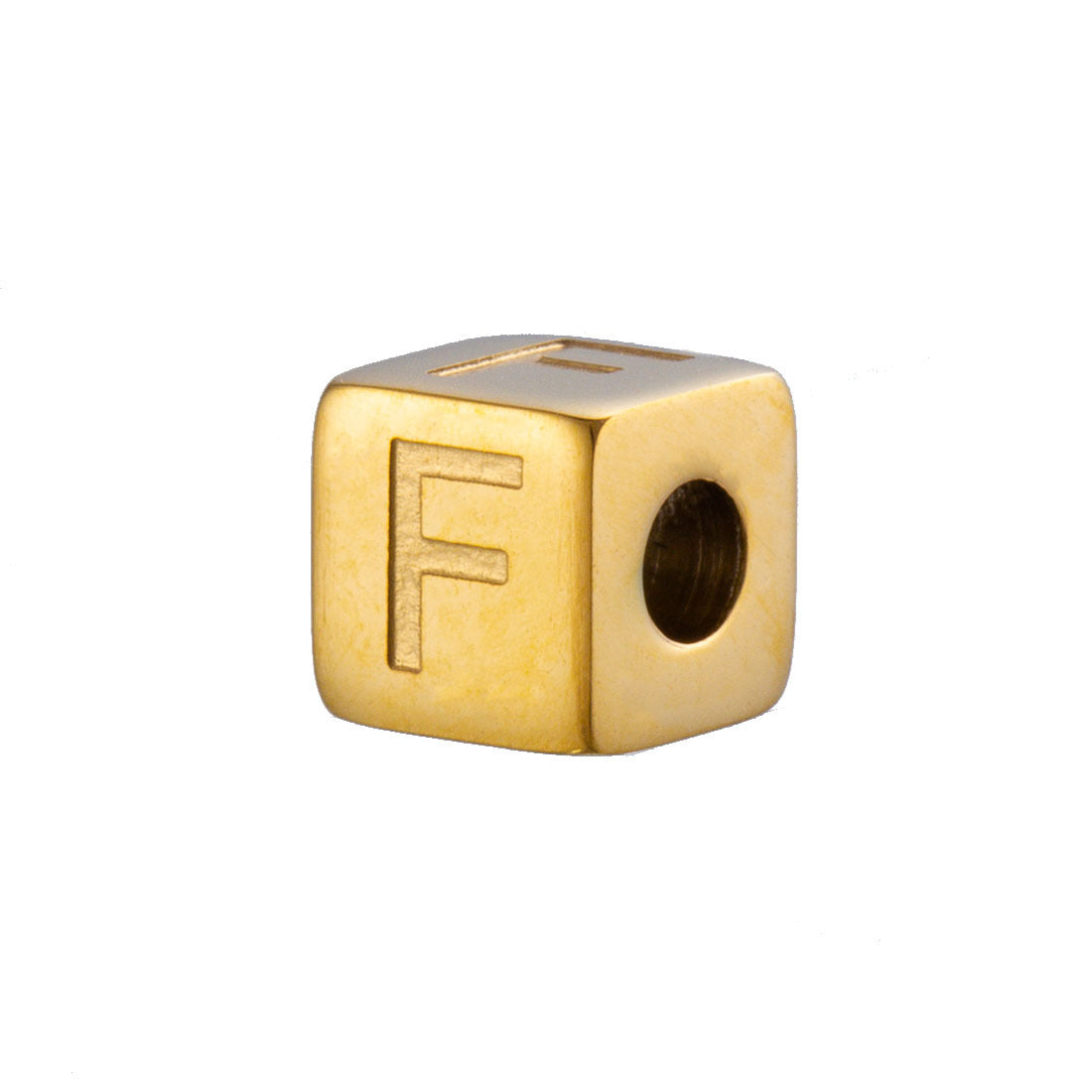 Wholesale 26 English Alphabet Accessories Geometric Stainless Steel Gold Sugar Jewelry Accessories
