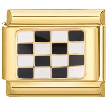 Wholesale Italian Charm Bracelet 9mm DIY Splicing Flag Nautical Flag Plaid Stainless Steel Composable Bracelet