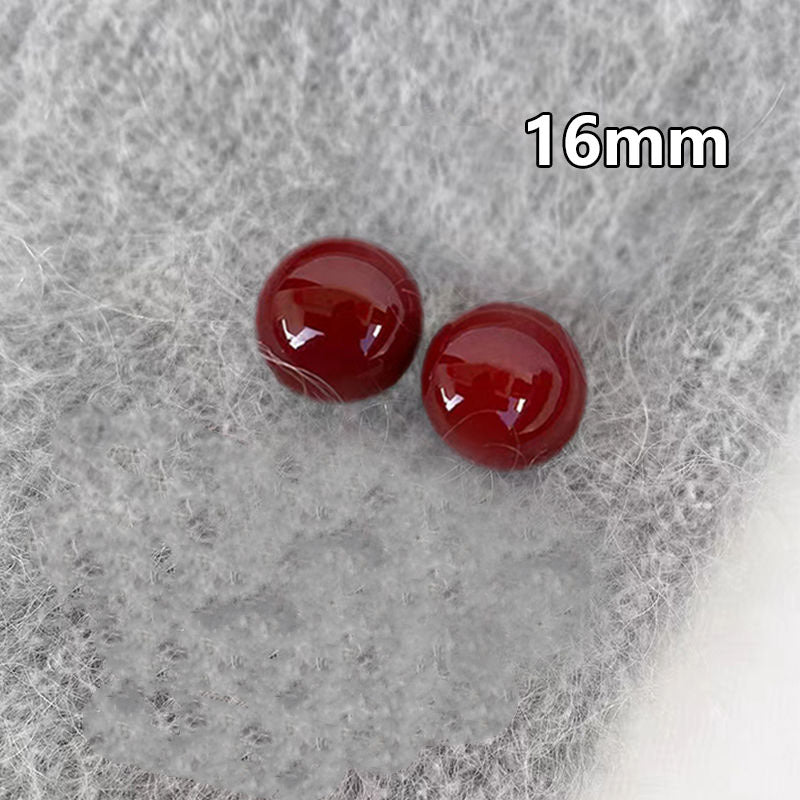 Wholesale alloy  red earrings