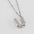 Wholesale  bubble letter necklace 18K stainless steel English letter pendant jewelry