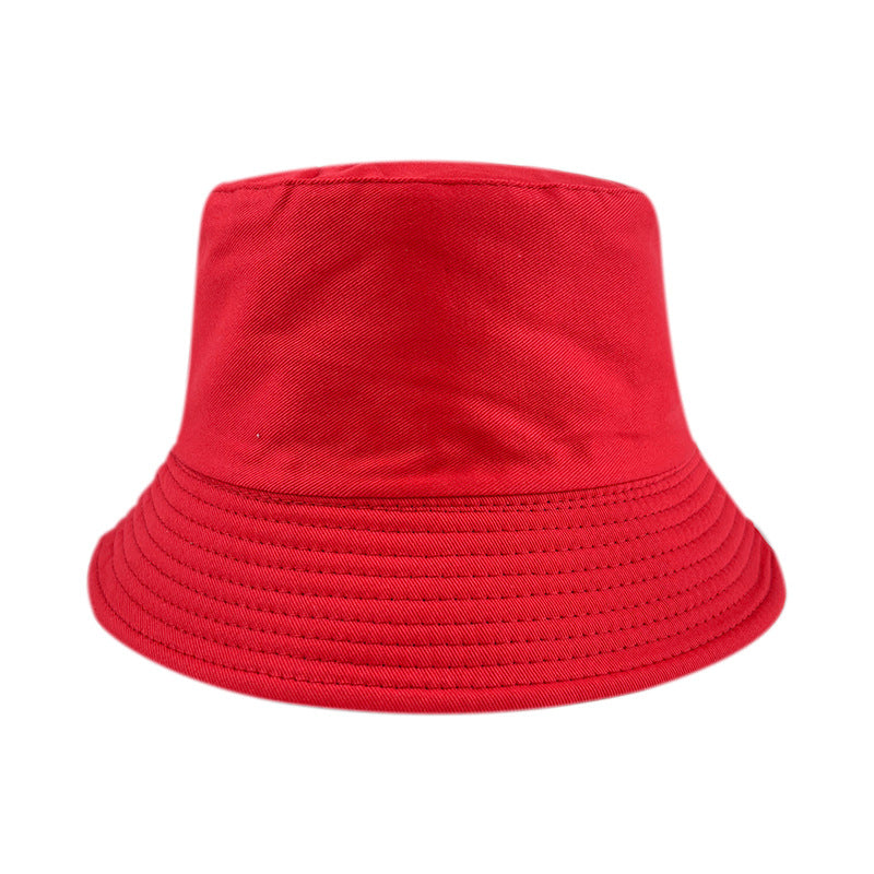 Wholesale Double-sided sun protection embroidered logo Bucket Hat