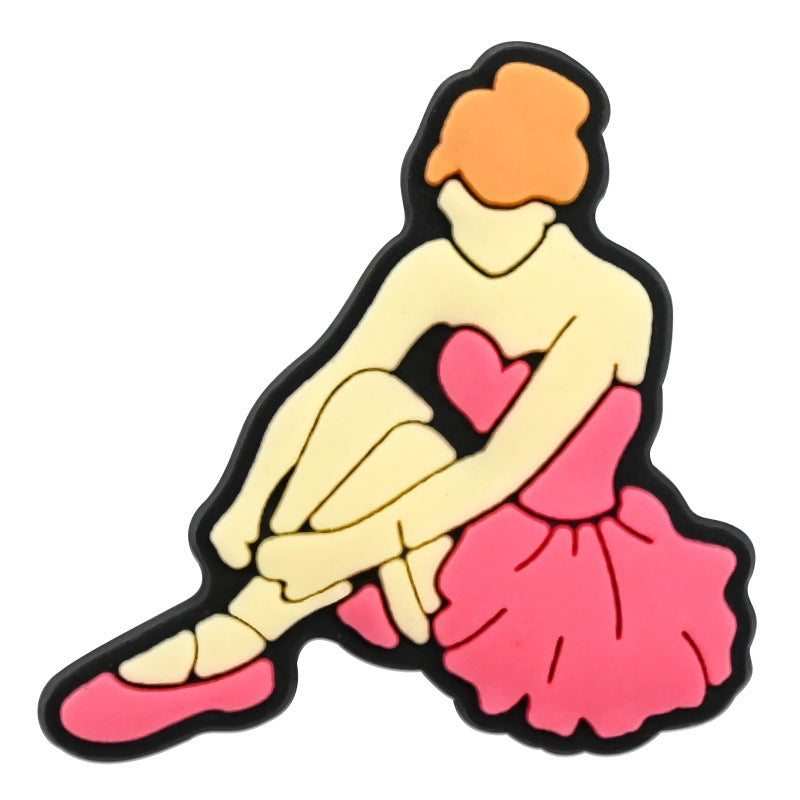 Wholesale Random 100pcs Ballet Series Shoes Accessories Shoes Charms