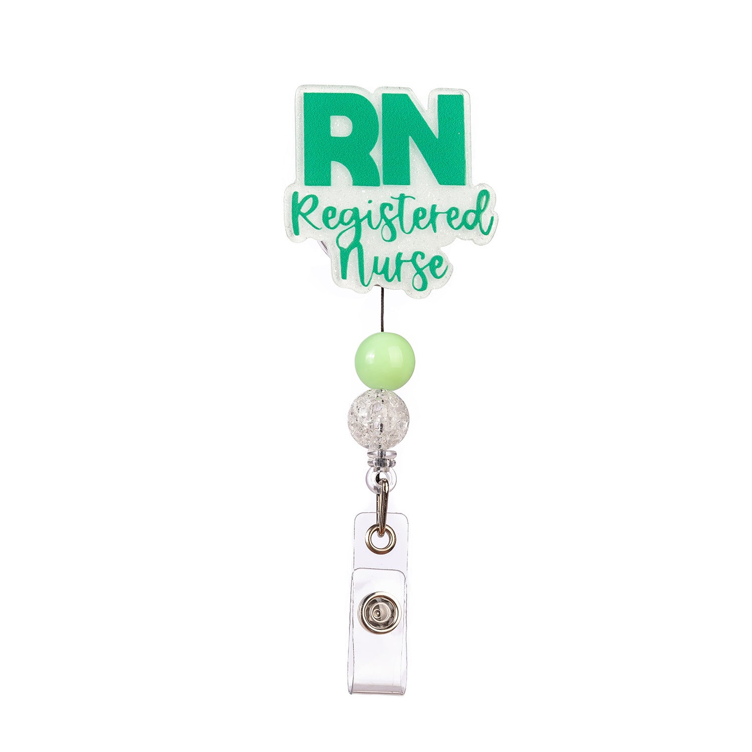 Wholesale Acrylic Medical Beads Badge Reels Keychains
