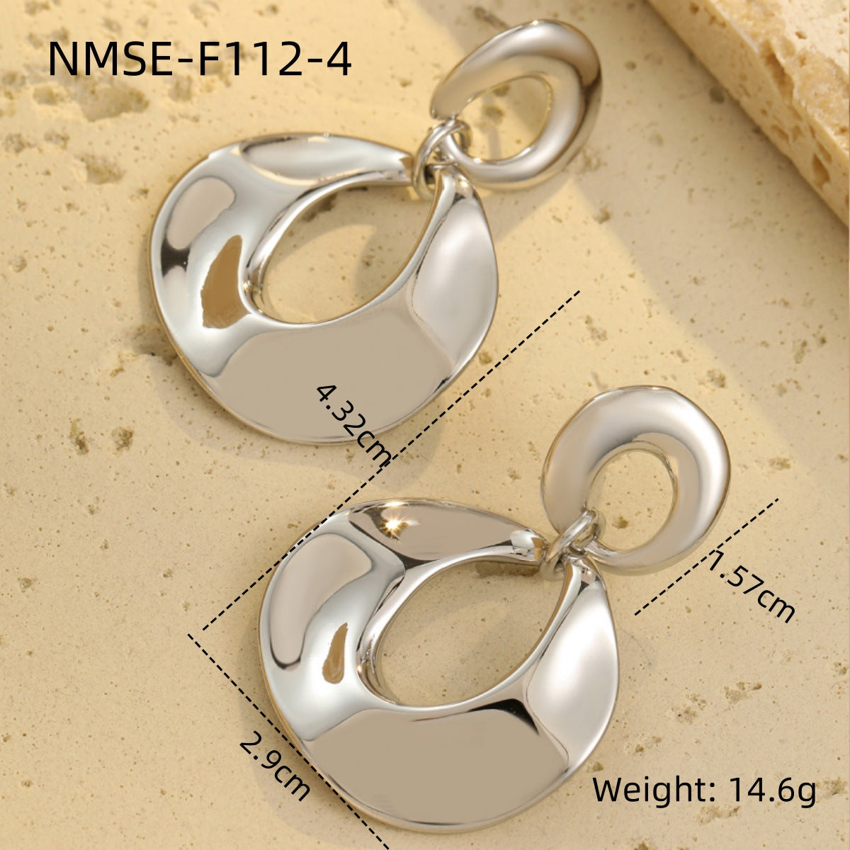 Wholesale  Geometric Earrings Stainless Steel Earrings