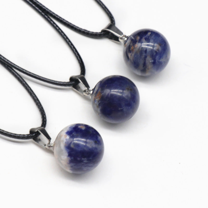 Wholesale 16mm Natural Stone Necklace Pendant ACC-PT-KeSuo001