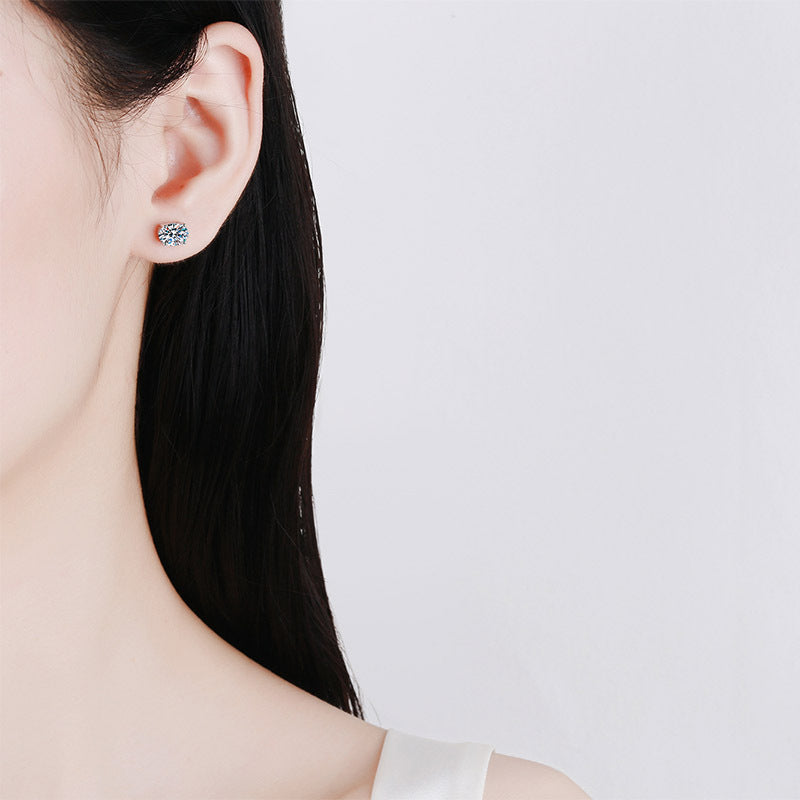 Wholesale 925 sterling silver stud earrings