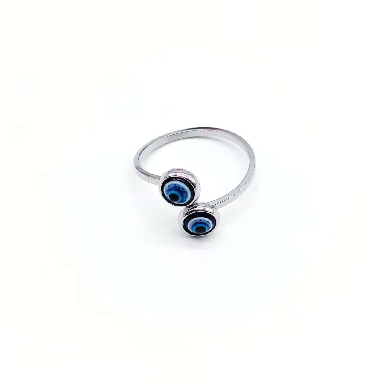 Wholesale Demon Eye Stainless Steel Open Adjustable Ring