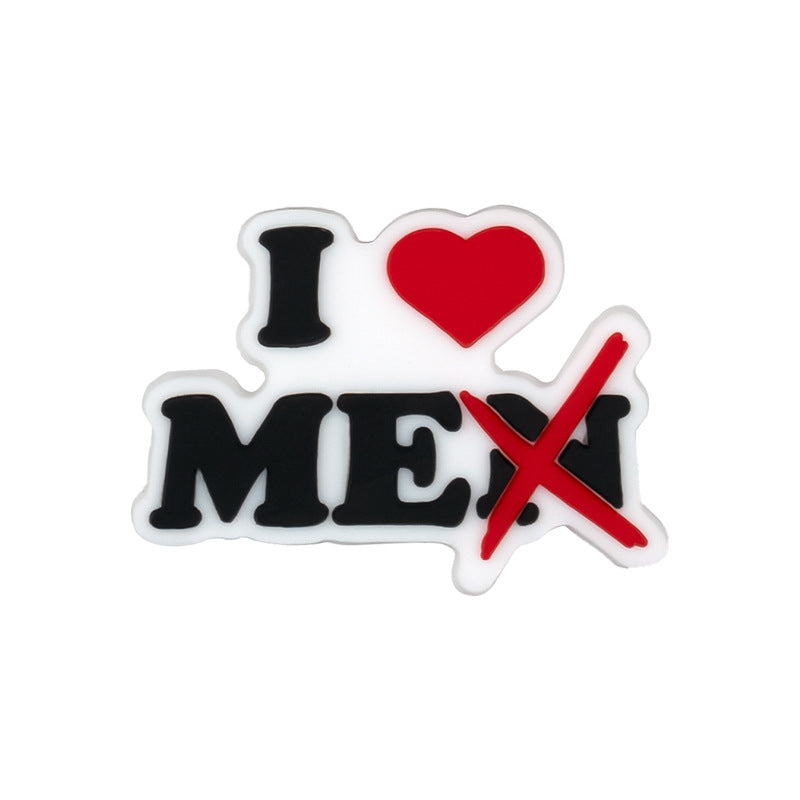 Wholesale 100pcs Random Rainbow Shoes Accessories Shoes Charms