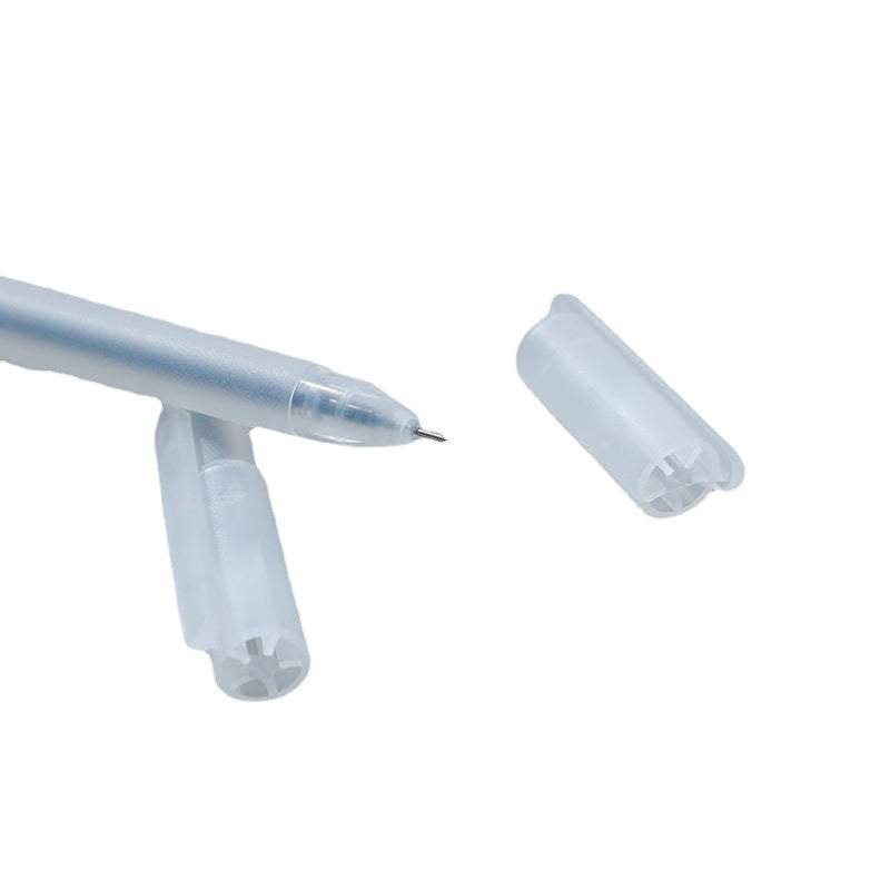 Wholesale gel pen replacement pen frosted transparent ballpoint pen