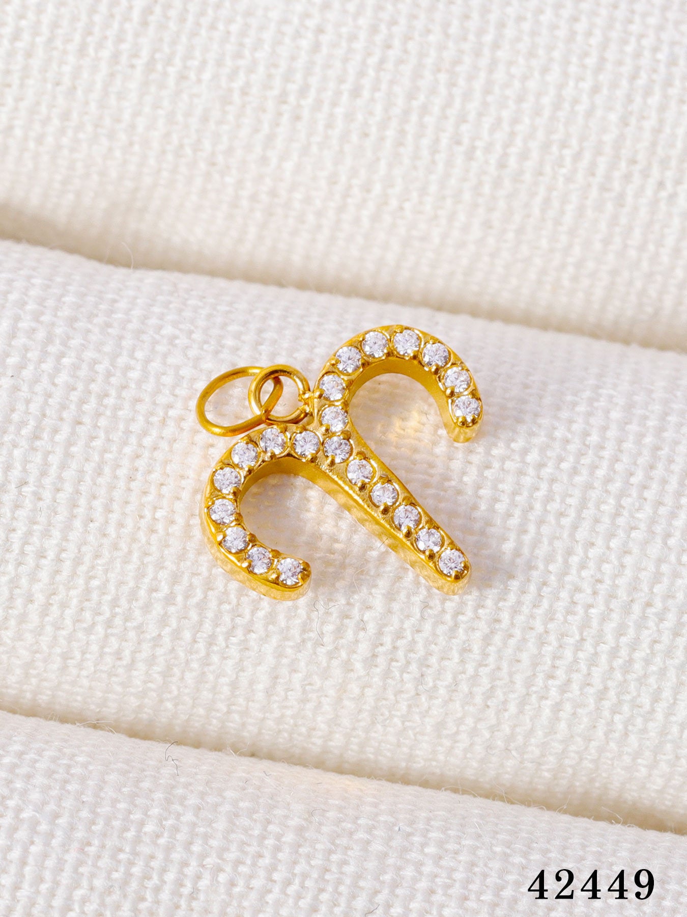 Wholesale Twelve Zodiac DIY stainless steel micro-inlaid diamond pendant