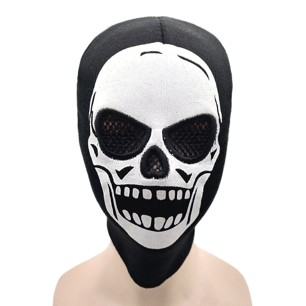 Wholesale  Skull Printed Wool Hat Winter Warm  Hat