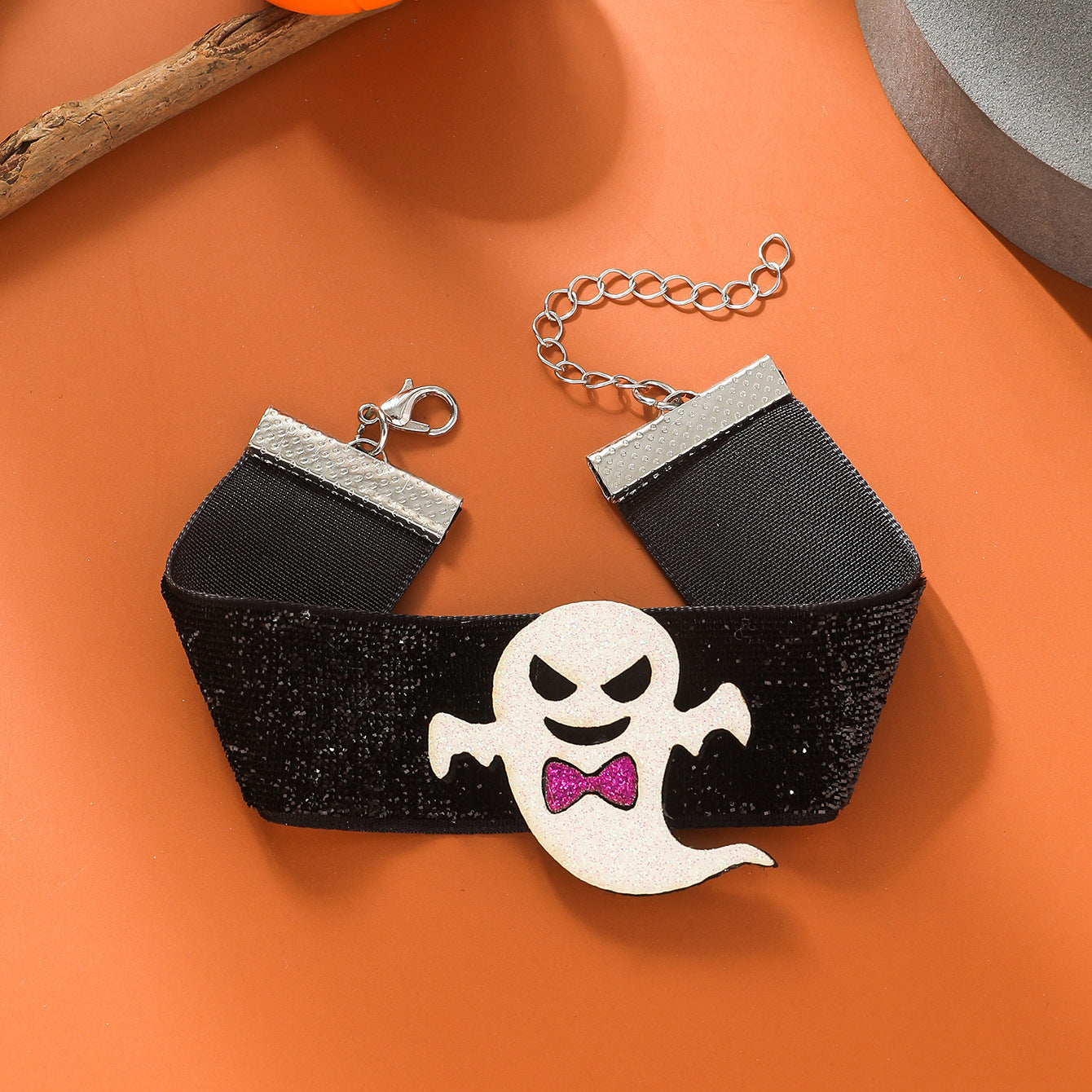 Wholesale Halloween Cartoon Cute Pumpkin Bat Bracelet ACC-BT-JunJie015