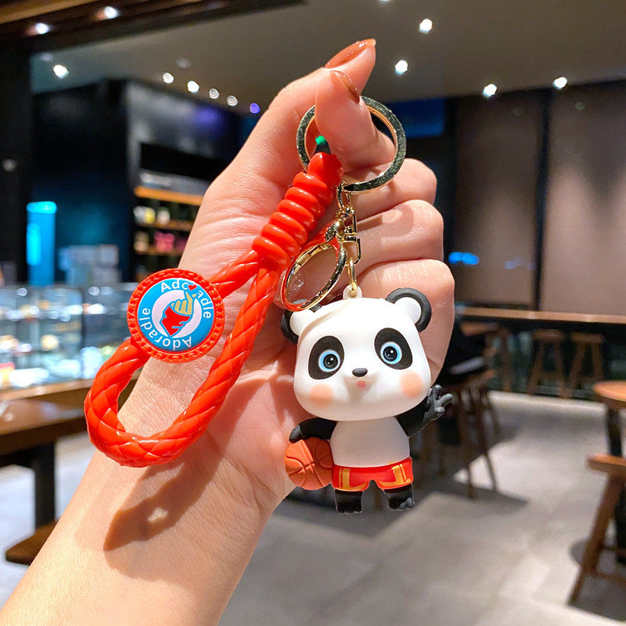 Wholesale Sports Panda Keychains Pendants ACC-KC-GongZ025