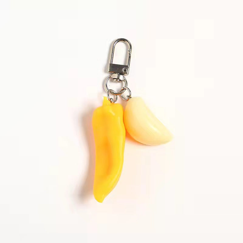 Wholesale  Red and Green Pepper Keychain