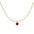 Wholesale  Zircon Necklace Emerald Zircon Bead Chain chocker Short Necklace Light Luxury Style Necklace