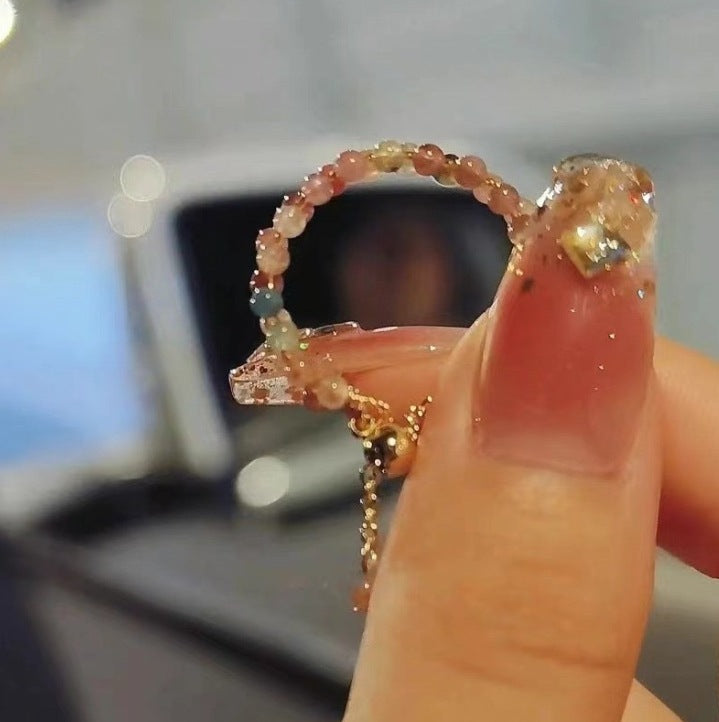 Wholesale  winding pull adjustable female  finger ring