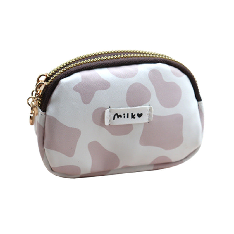 Wholesale New Style Double Zipper Cute Cow Wallet  ACC-WT-BiLH003
