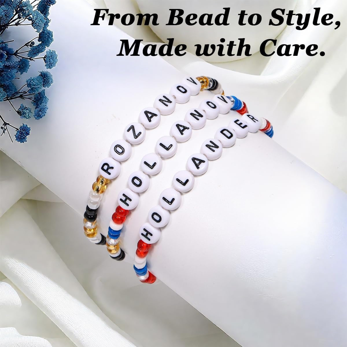 Wholesale Layered Bracelet Set Friendship bracelet beaded letter bangle gift ball clothing accessories