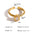 Wholesale retro style color zircon ring  open stainless steel adjustable ring