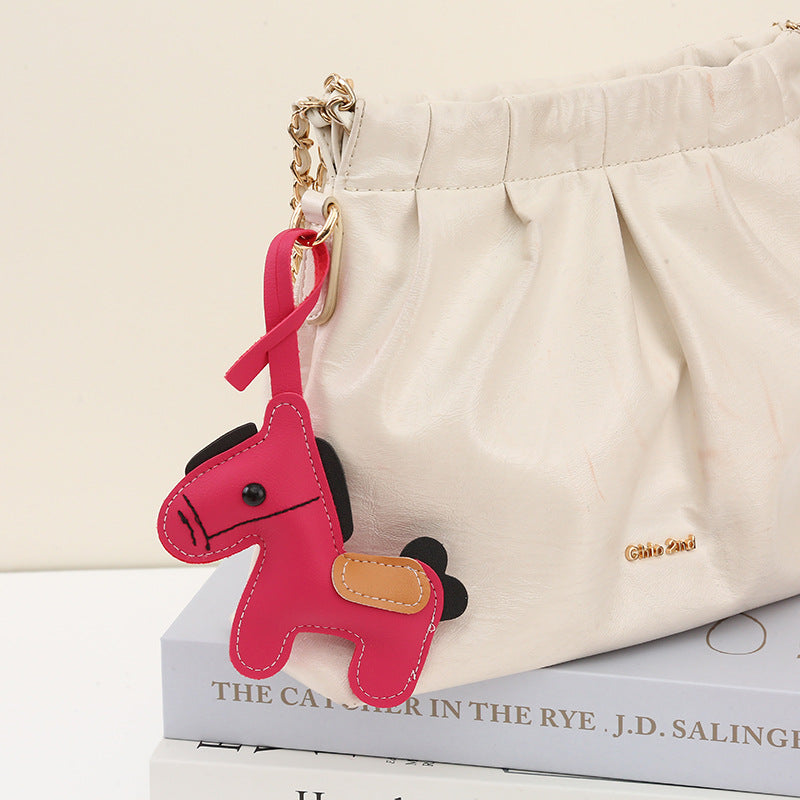 Wholesale Pu Leather Pony Bag Decoration Pendant Keychain