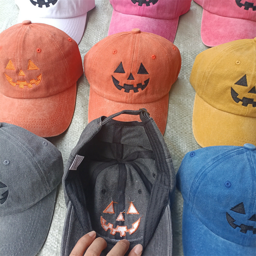Wholesale Embroidered  Pumpkin Baseball Cap
