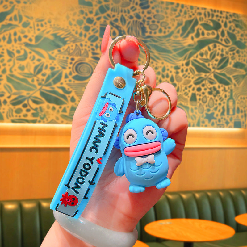 Wholesale Cartoon Fish Silicone Keychain Cute Keychain ACC-KC-JuCai007