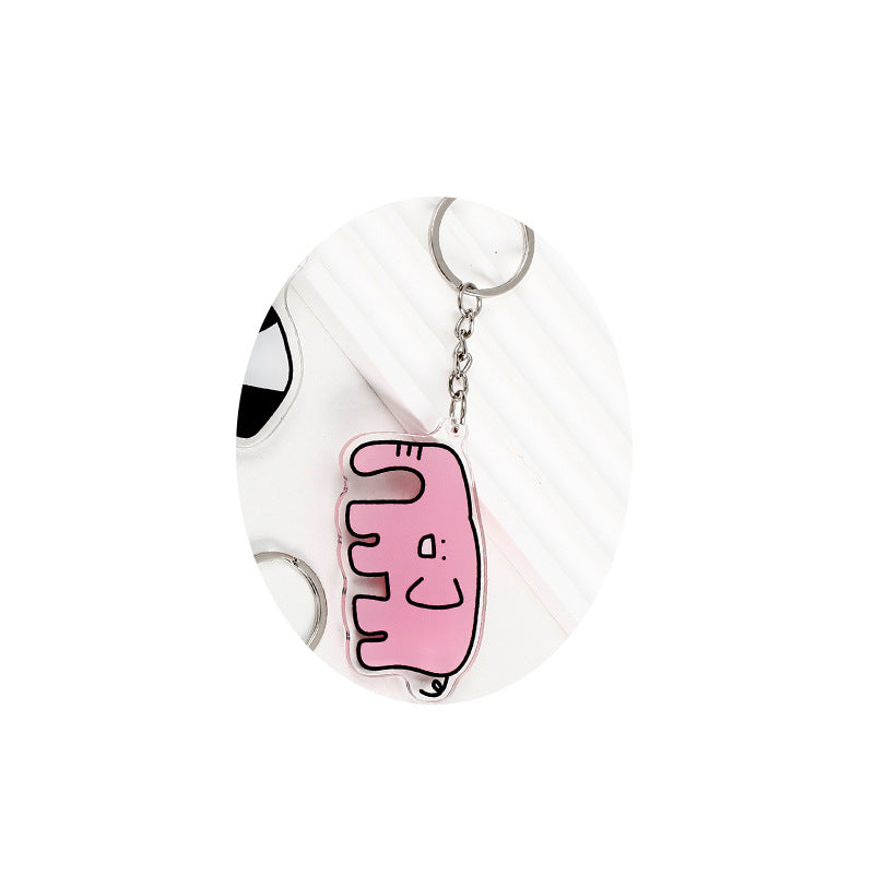 Wholesale  animal acrylic keychain
