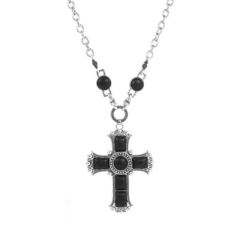 Wholesale Vintage Exaggerated Cross Necklace