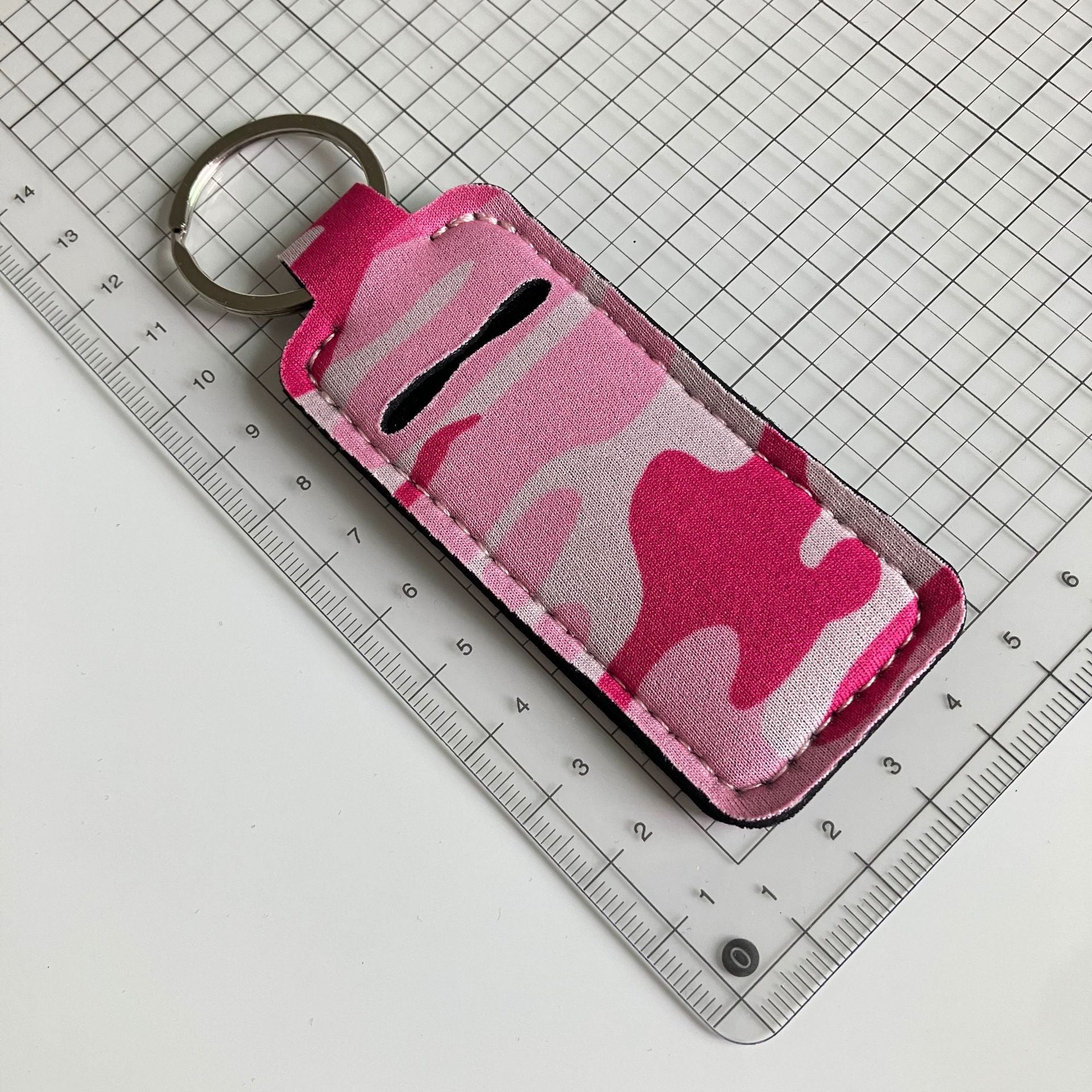Wholesale Cotton Printed Lipstick Bag Keychain - Sunflower on Black,  Celestial Pattern,  Boutique Resale Accessory