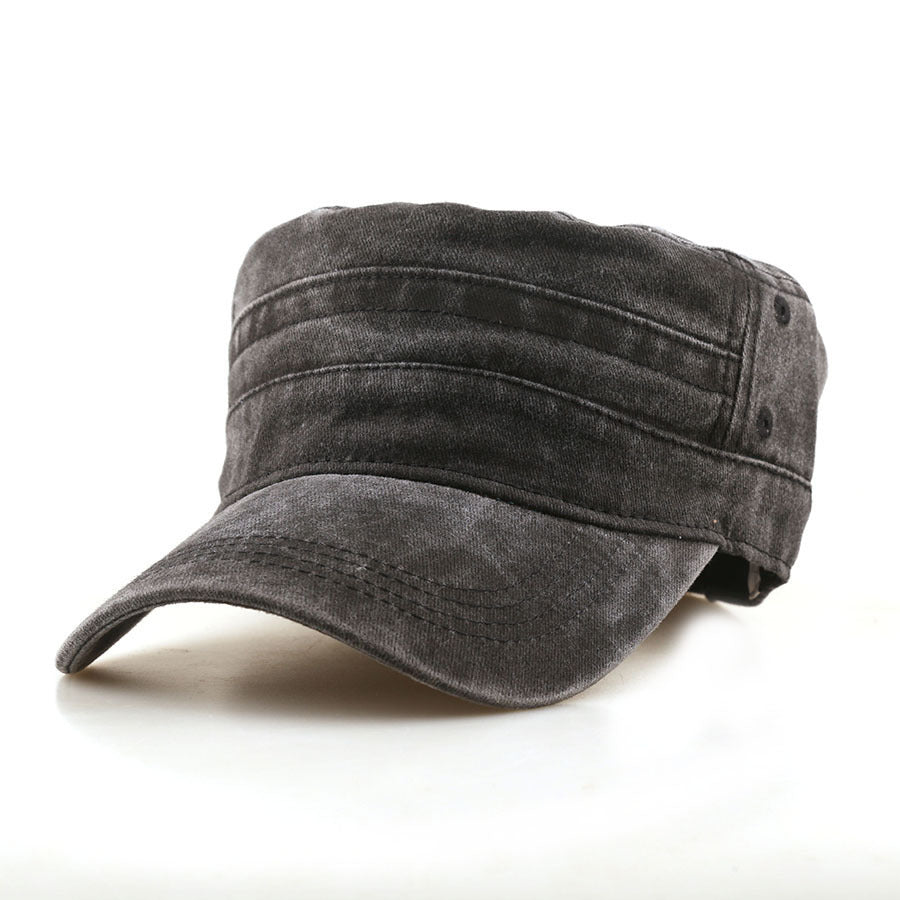 Wholesale  solid color mesh military cap