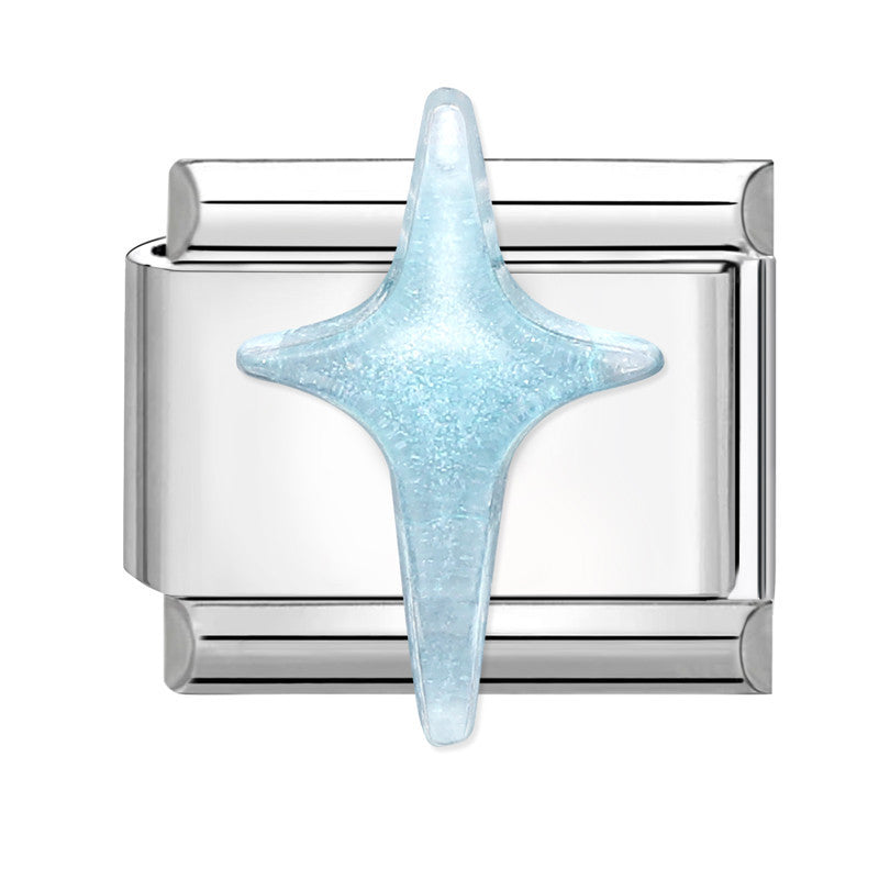 Wholesale Italian Charm Bracelet 9mm DIY Splicing Gradient Butterfly Stainless Steel Composable Bracelet