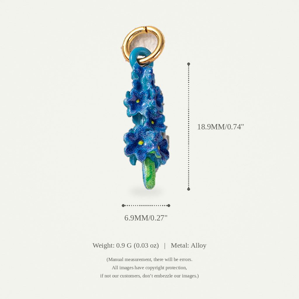 Wholesale Alloy Floral Pendant Charms 3D Lily DIY Necklace Jewelry Making Accessory Stylish Gift For Party Boutique Resale