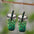 Wholesale St Patrick's Day Clover coffee cup ice cream wooden double-sided earrings
