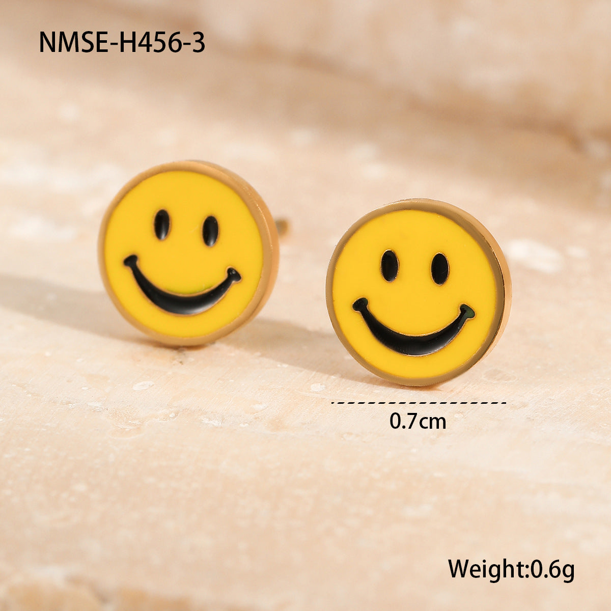 Wholesale  Colorful Oil-Dropping Stainless Steel Earrings