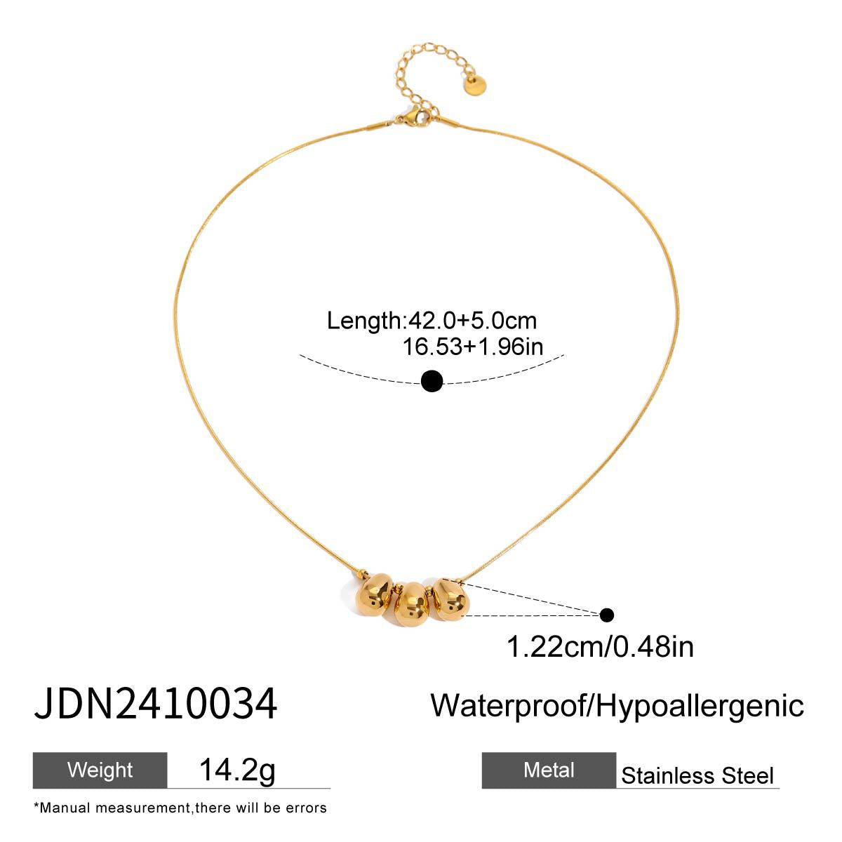 Wholesale Chic Heart Necklace Stainless Steel European Style Electroplated Jewelry for Women Gift Boutique Resale