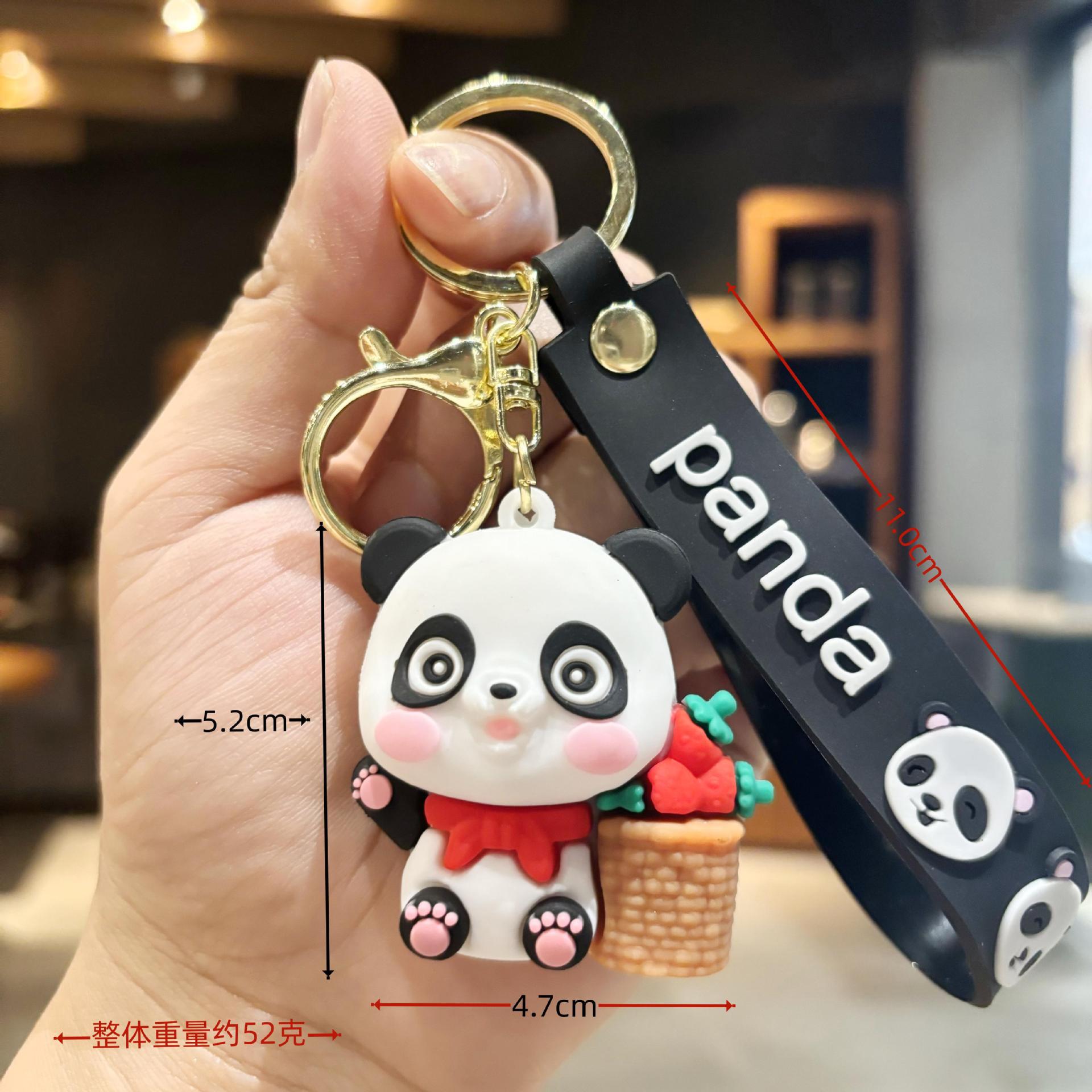 Wholesale Silicone cute cartoon keychain