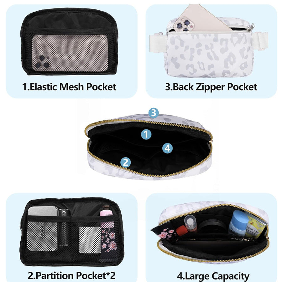 Wholesale Outdoor Running Waist Bag  Fashionable Nylon Waterproof Sports Waist Bag