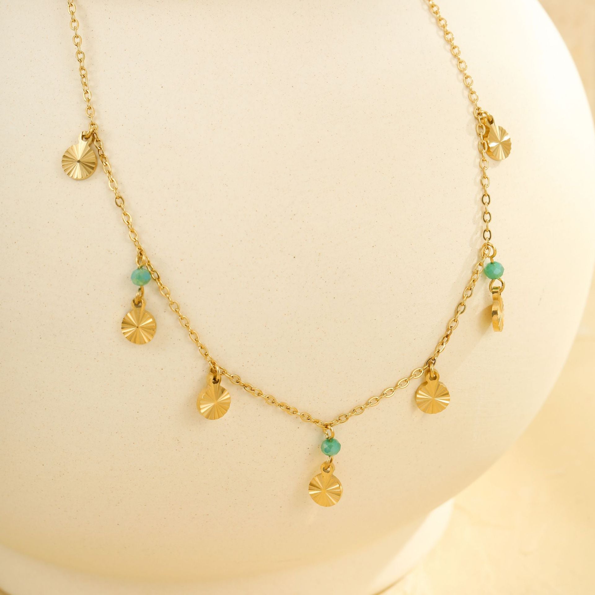 Wholesale Stainless steel handmade double-layer fine anklet