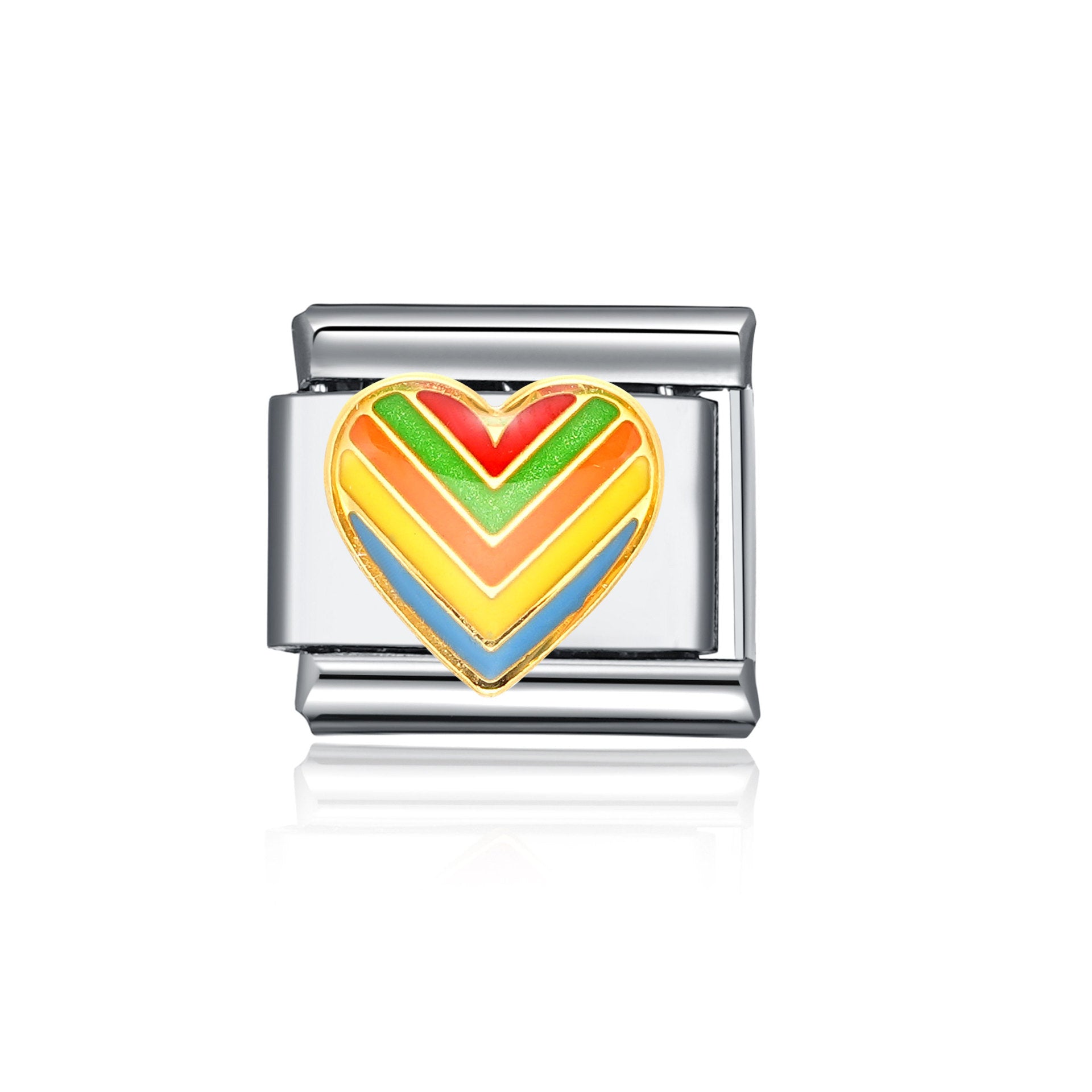 Wholesale Italian Charm Bracelet 9mm DIY Splicing Cute Cartoon Stainless Steel Composable Bracelet