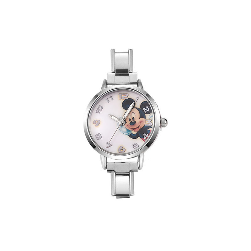 Wholesale Steel Cartoon Quartz Watch for Children,  Fashion Everyday Gift