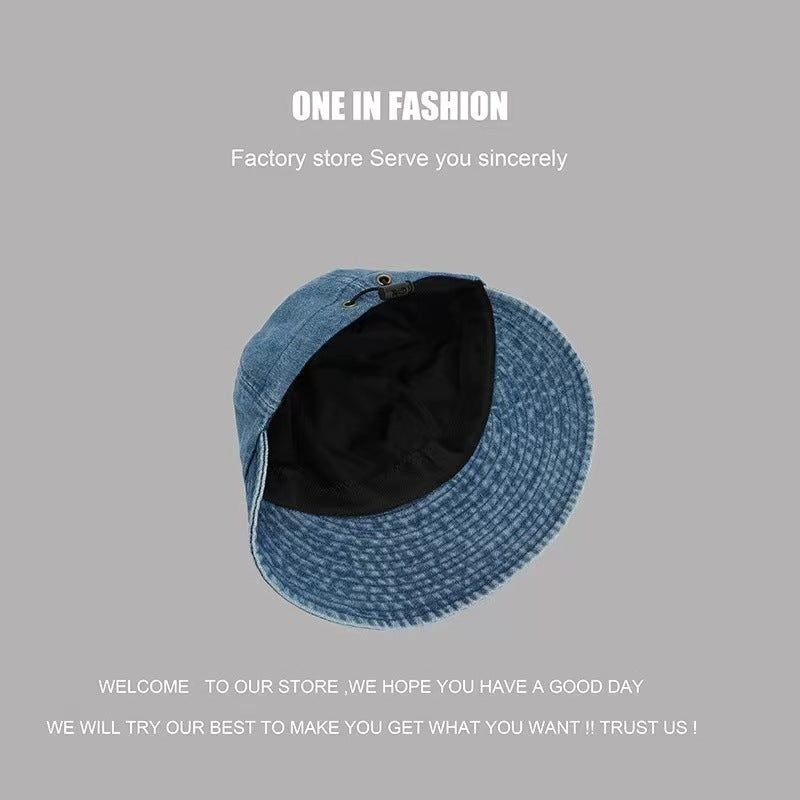 Wholesale Washed Denim Fisherman Hat Baseball Cap
