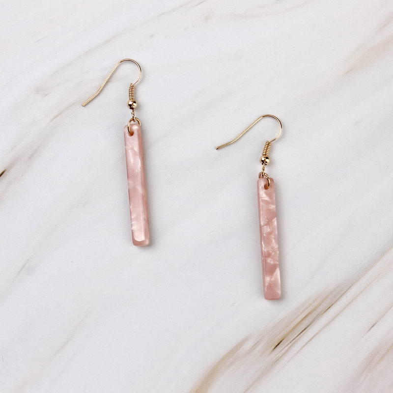 Wholesale Acrylic Fiberboard Long Earrings