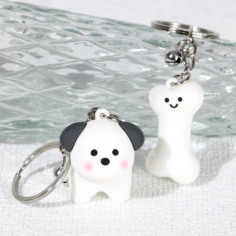 Wholesale Cartoon Cute Puppy Bone Keychain