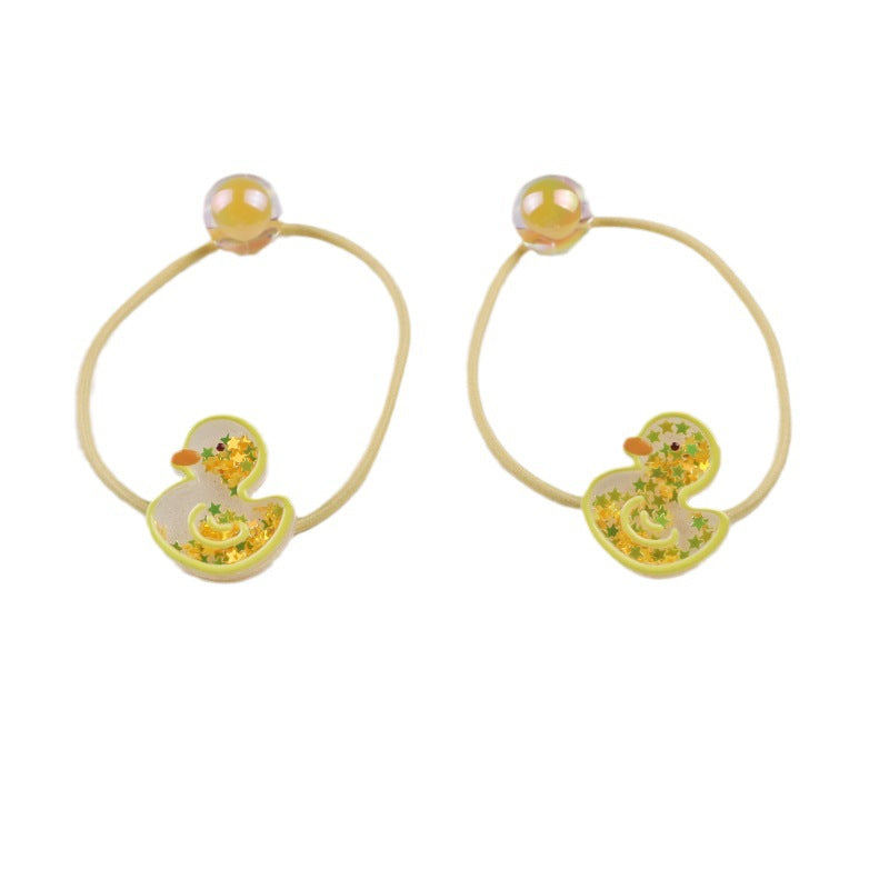 Wholesale children's cute winding belt cartoon hair rope