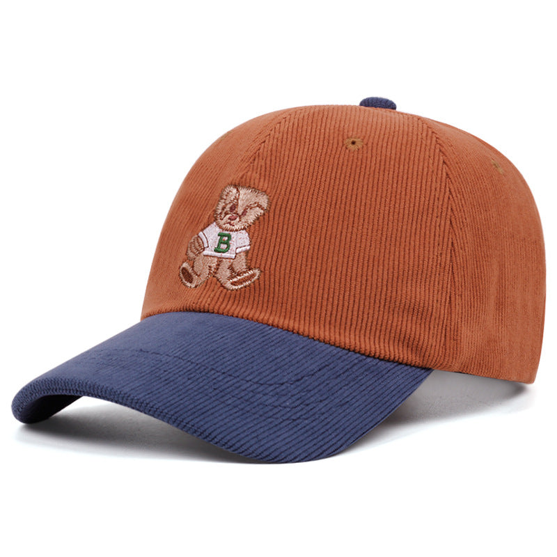Wholesale Cute Bear Embroidery Baseball Cap