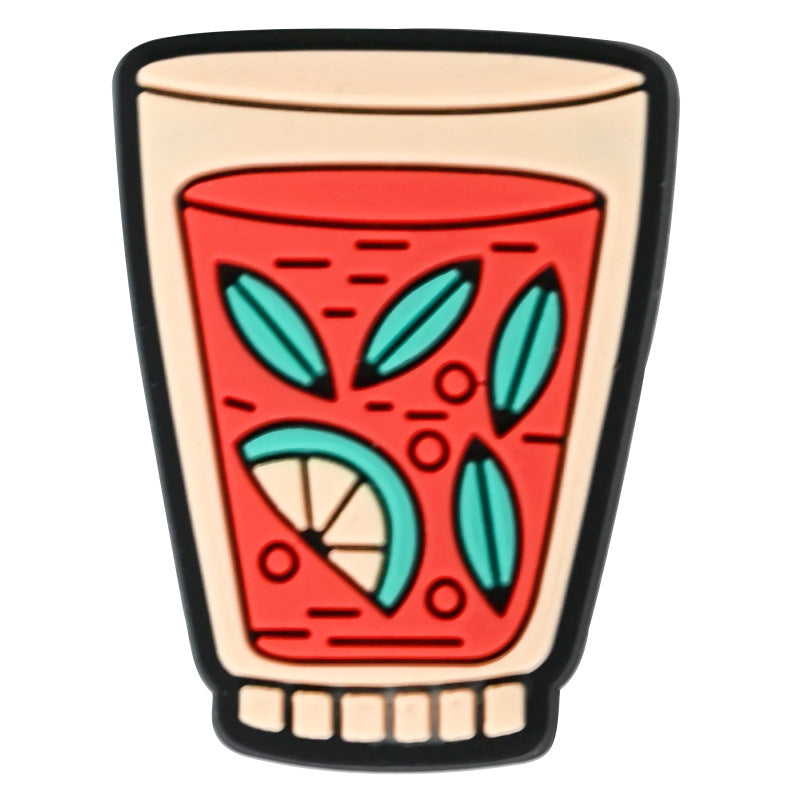 Wholesale Random 100pcs Cartoon PVC Soft Rubber Shoe Buckle Decoration ACC-SC-RYY070