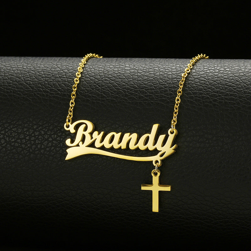 Wholesale Stainless Steel Wings Heart Crown Necklace