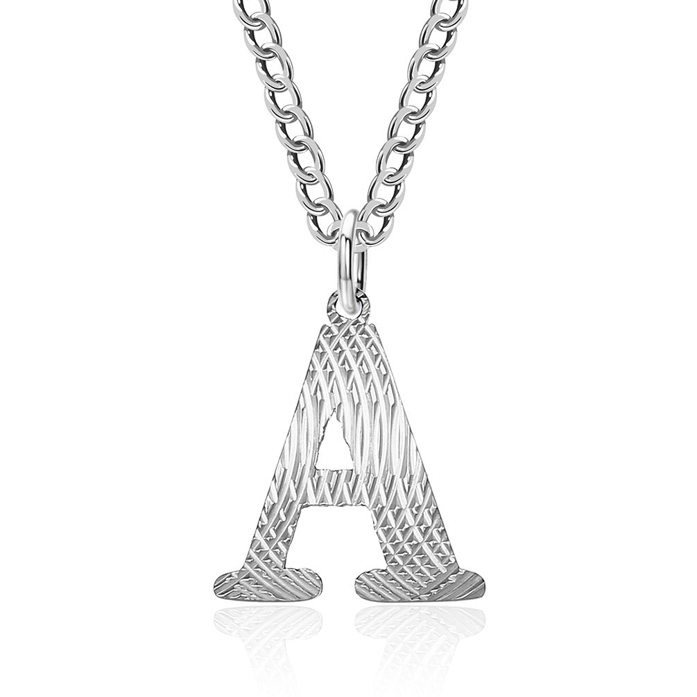 Wholesale Letter Titanium Steel Necklace Clavicle Chain